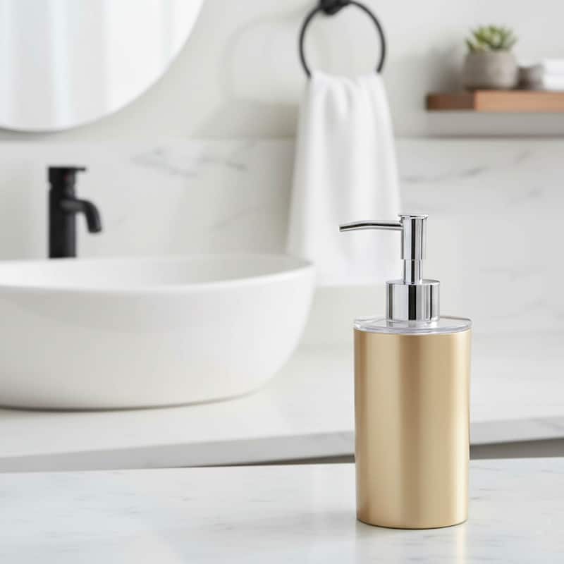 Brushed Gold Bathroom Accessory Set