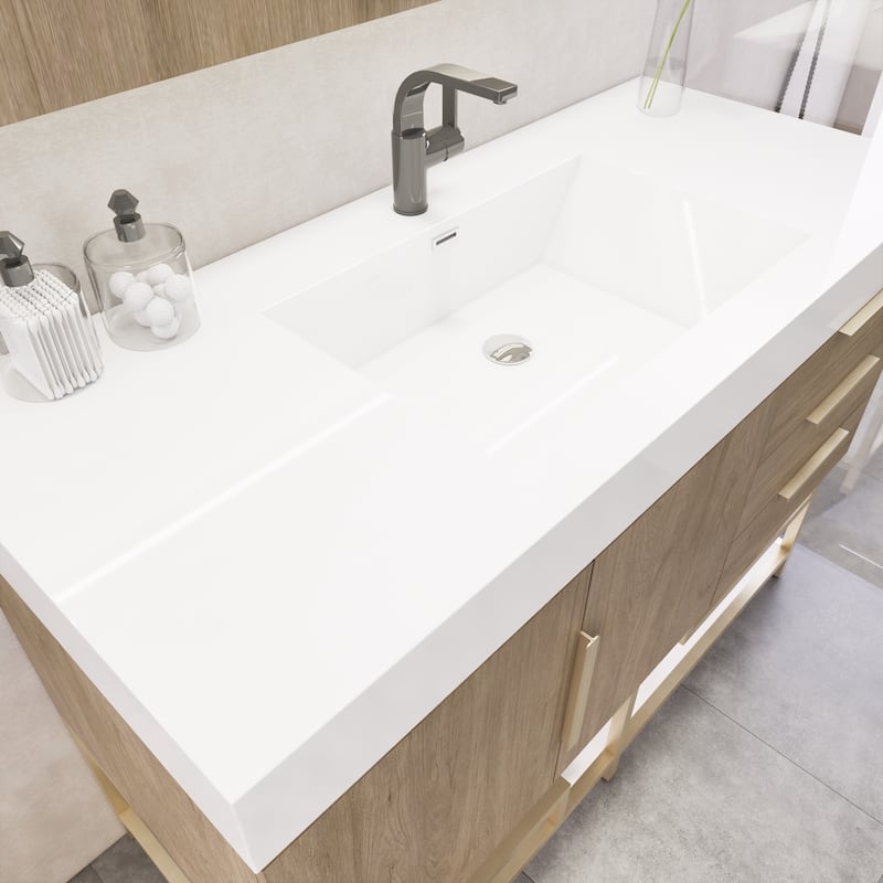 Noble 48" Free Standing Vanity with Reinforced Acrylic Sink