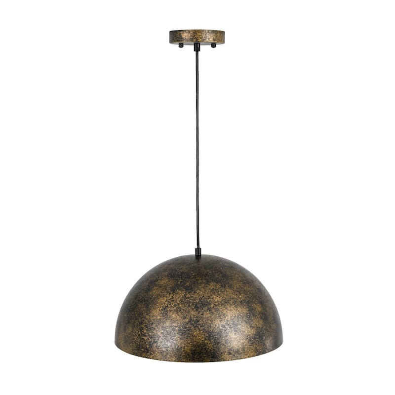 Industrial Oversized Metal Dome Pendant Light - Modern Farmhouse