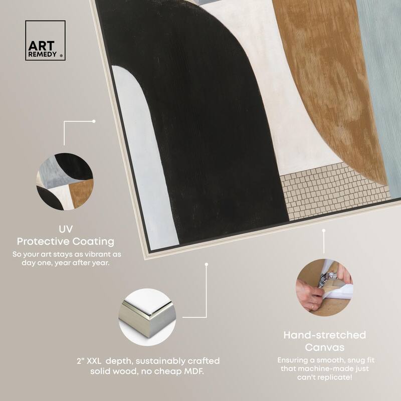 Interlocking Segments I Canvas by Art Remedy