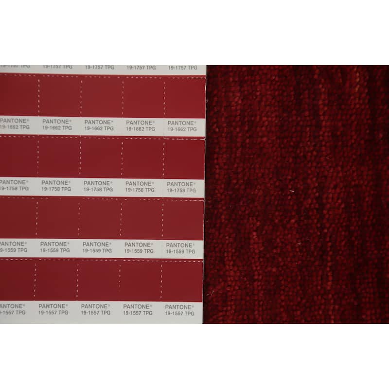 Hand Knotted Oriental 100% Wool Carpet Tribal Animal Pictorial Red Gabbeh Area Rug - 7' 7'' X 5' 4''