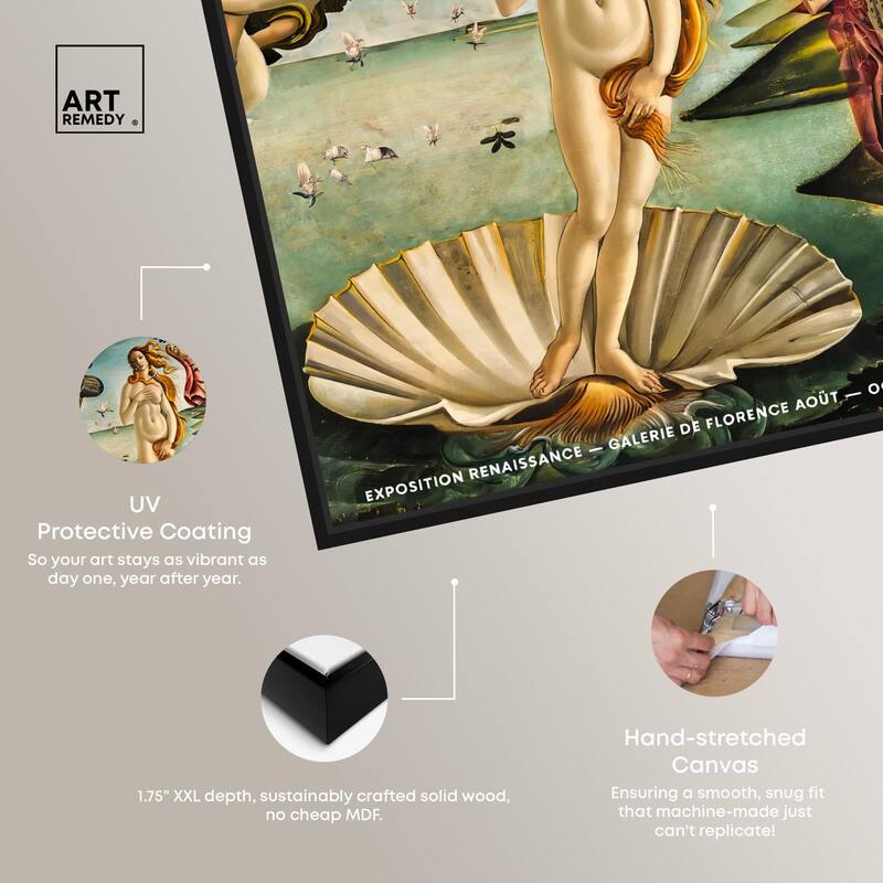 Renaissance Birth of Beauty Canvas by Art Remedy