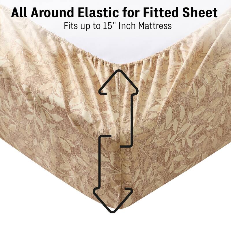 HLC.ME Floral Printed Ultra Soft Bed Sheets Set