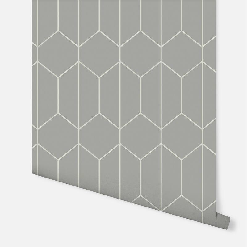 Arthouse Orson Grey Trellis Wallpaper