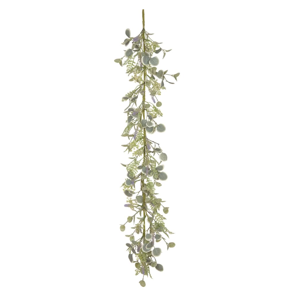 Transpac Plastic 60" Spring Sienna Eucalyptus Garland