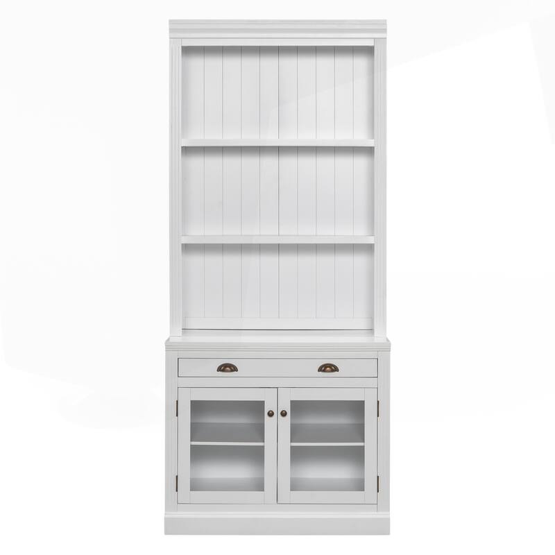 Versatile Tall Bookshelf with LED Lighting and Multiple Storage Options for Home