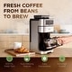 preview thumbnail 5 of 4, Ivation 2-in-1 Coffee Maker with Grinder, 10-Cup Programmable 1000W - Black/Grey