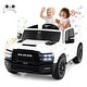 preview thumbnail 4 of 38, Gymax 24V 2 Seater Ride on Truck w/Remote Control 3 Speeds Bluetooth White