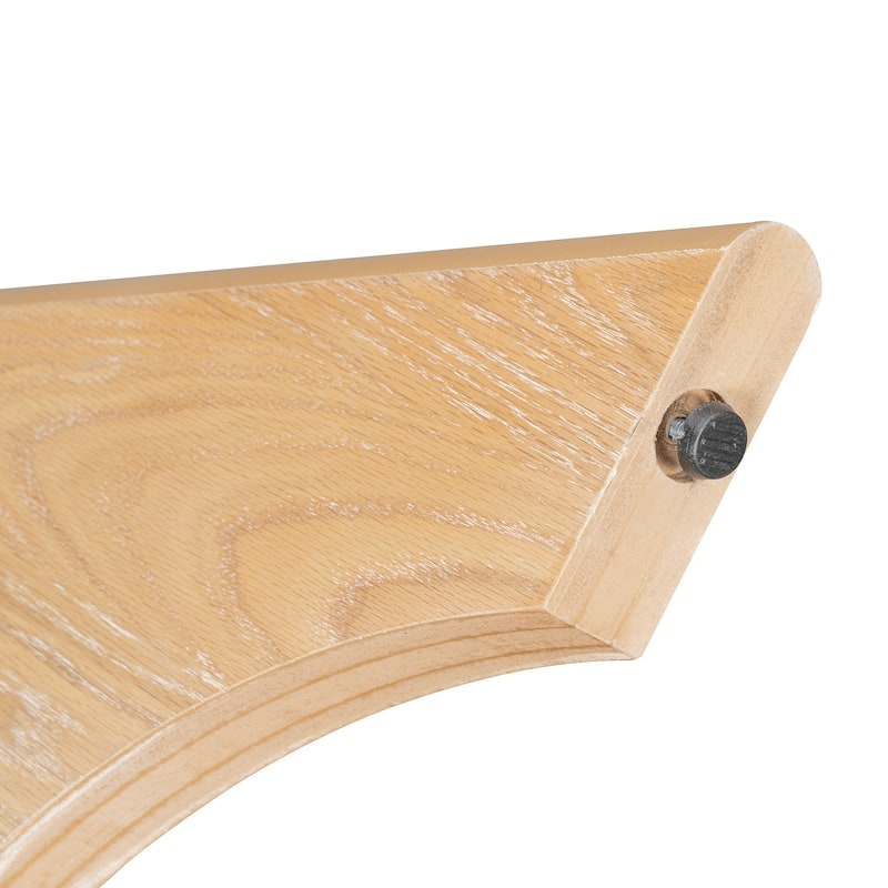 Vintage 58" Extendable Dining Table for 4-6 Rustic Farmhouse Kitchen Table with Distressed Finish