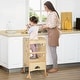 preview thumbnail 13 of 25, Qaba Kids Step Stool Folding Design, Bed Step Stool - 22" L x 22" W x 36.5" H
