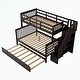 preview thumbnail 7 of 46, Stairway Twin-Over-Full Bunk Bed with Twin size Trundle
