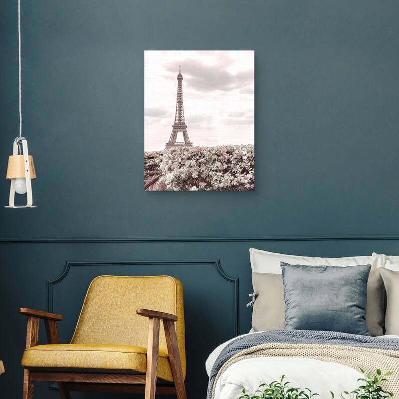 Eiffel Tower Haze by Heather Loriece Canvas Art Print