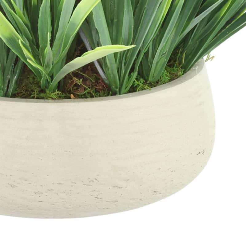 Grass Arrangement in Fiberstone Pot - 13