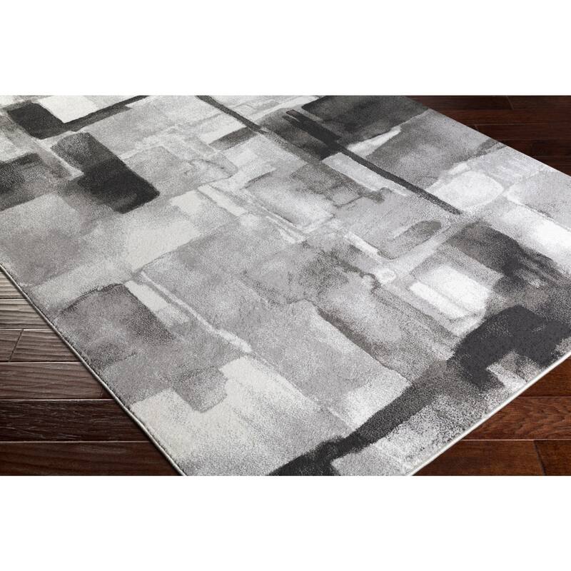 Ryan Modern Squares Abstract Area Rug