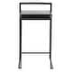 preview thumbnail 9 of 72, Porch & Den Forrest Contemporary Black Stackable Fully Welded Counter Stool (Set of 2)