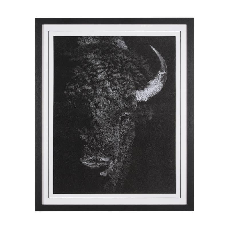 Custom Black Glimpse I by Mercana Studio Hand Embellished Framed Photo Art Print Matted under Glass