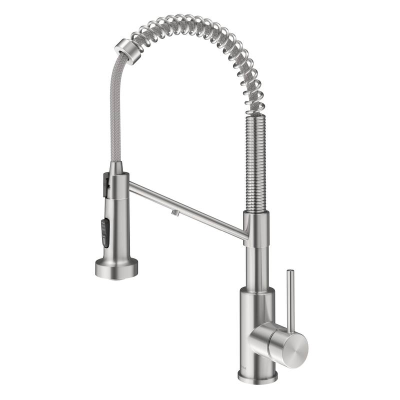 Kraus Bolden 2-Function 1-Handle Commercial Pulldown Kitchen Faucet