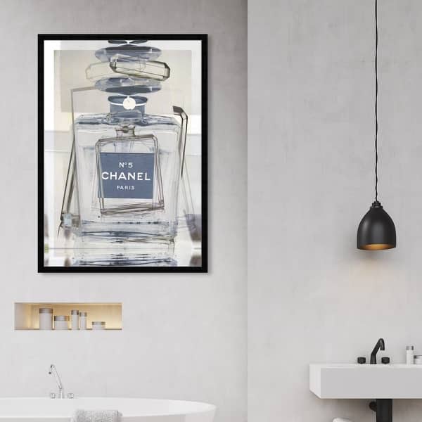 Oliver Gal 'Infinite Glam' Fashion and Glam Wall Art Framed Print Perfumes  - Gray, White - On Sale - Bed Bath & Beyond - 32194312