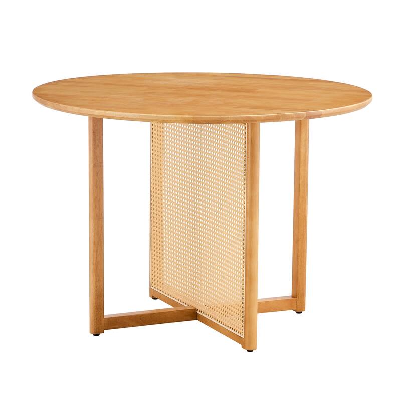 Chinese Countryside Retro Solid Wood Round Table