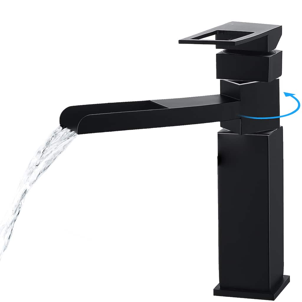 Single Handle Swivel Bathroom Faucet