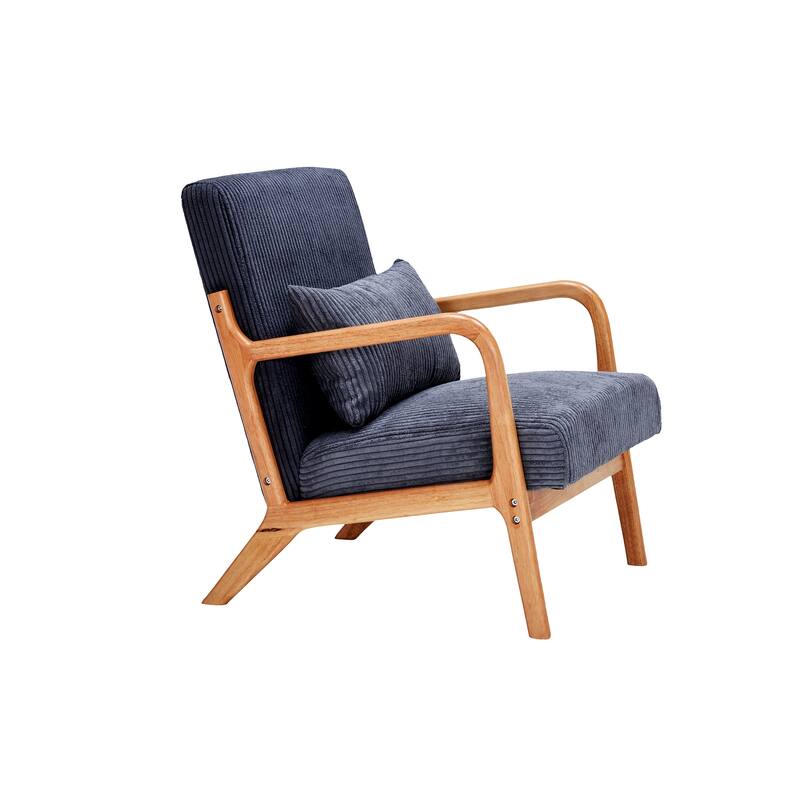 Mid-Century Polyester Accent Chair