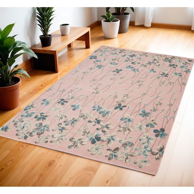 Fesi Power Loomed Stain Resistant Area Rug By HomeRoots - 72' X '48' X '0.5