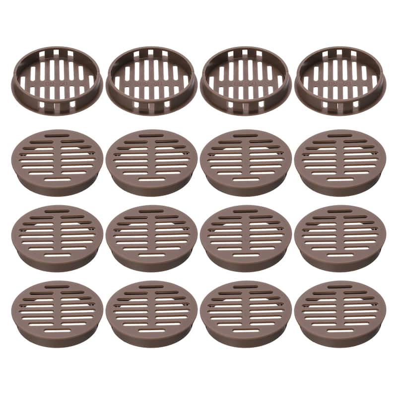 20Pcs 60mm/2.4in Air Vents Circular Soffit Vents, Soffit Vent Cover - 60mm