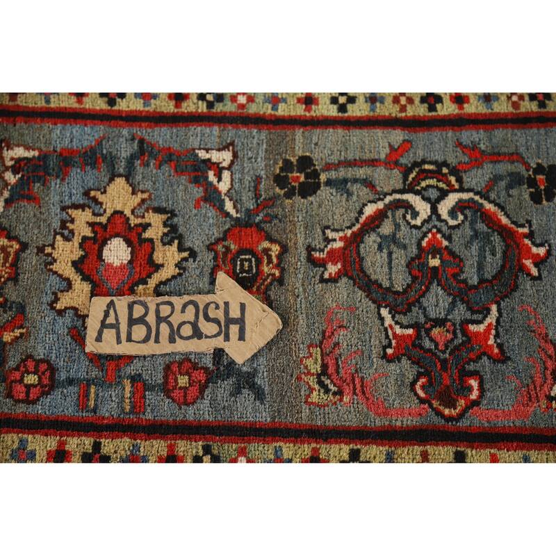 Hand Knotted Oriental 100% Wool Carpet Traditional Floral Red Bidjar Area Rug - 18' 11'' X 11' 7''