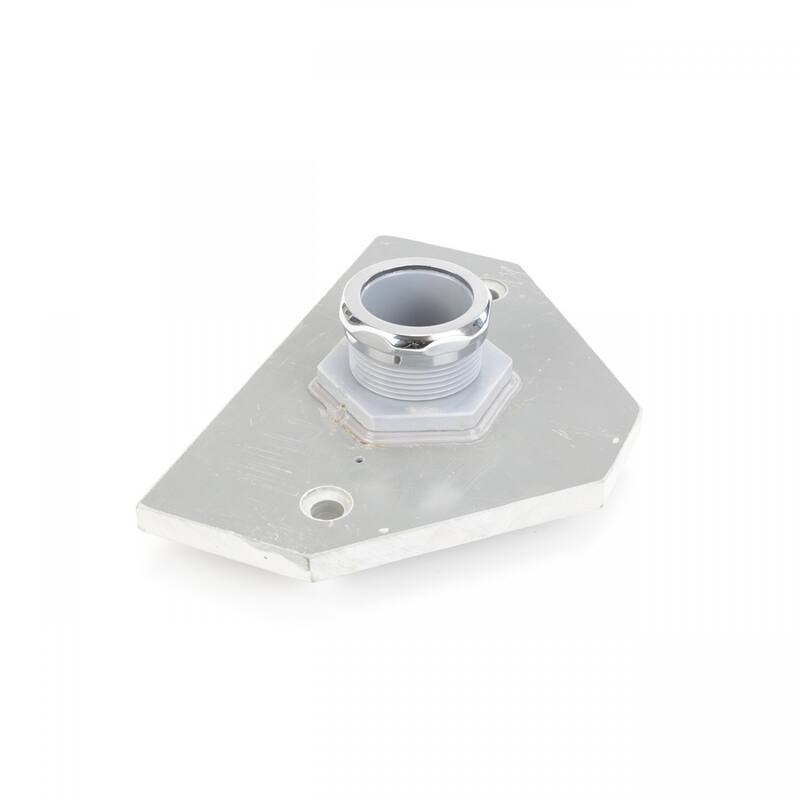 Chrome Plastic High Tank Toilet Panel - Replacement Part - Renovators Supply - Silver