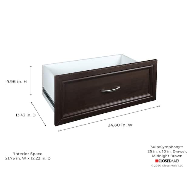 ClosetMaid SuiteSymphony 25" W x 10" H Drawer