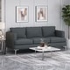 preview thumbnail 1 of 19, Cason Modern 3-Seater Fabric Sofa by Christopher Knight Home - 87.75" W x 34.50" D x 35.25" H