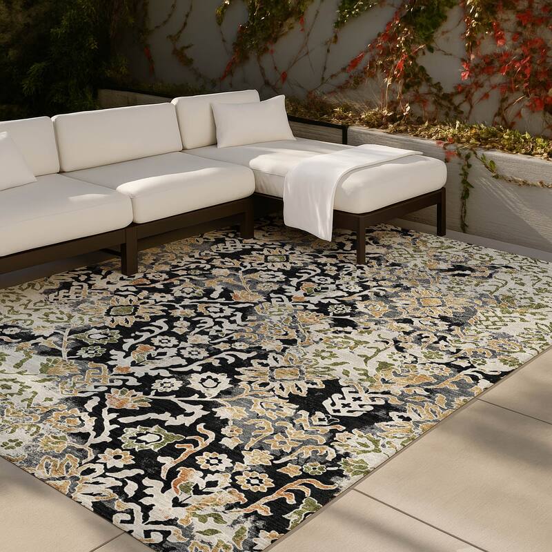 Machine Washable Indoor/ Outdoor Global Avon Chantille Rug