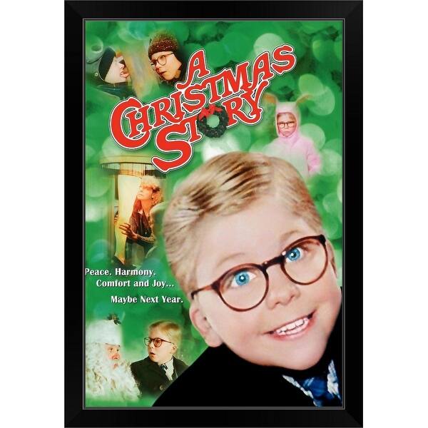 slide 1 of 5, "A Christmas Story (1983)" Black Framed Print
