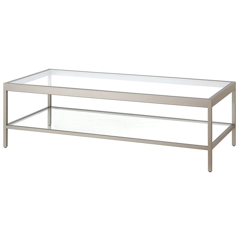Alexis Metal and Glass Coffee Table