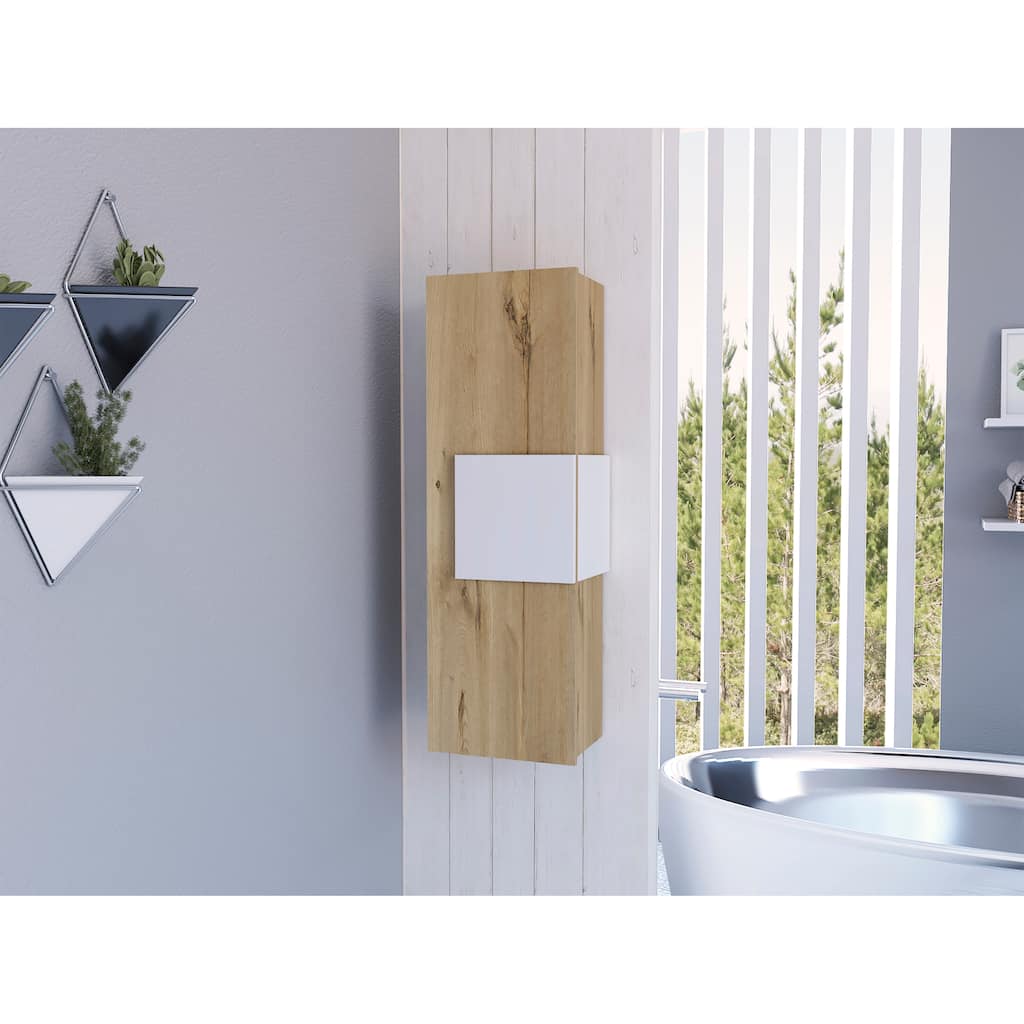 TUHOME Vanguard Medicine Cabinet with 3 Inner Shelves and Single Door