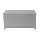 preview thumbnail 5 of 5, Grey Wooden Storage Bench Toy Chest