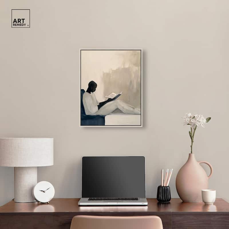 Void Reader I Canvas by Art Remedy