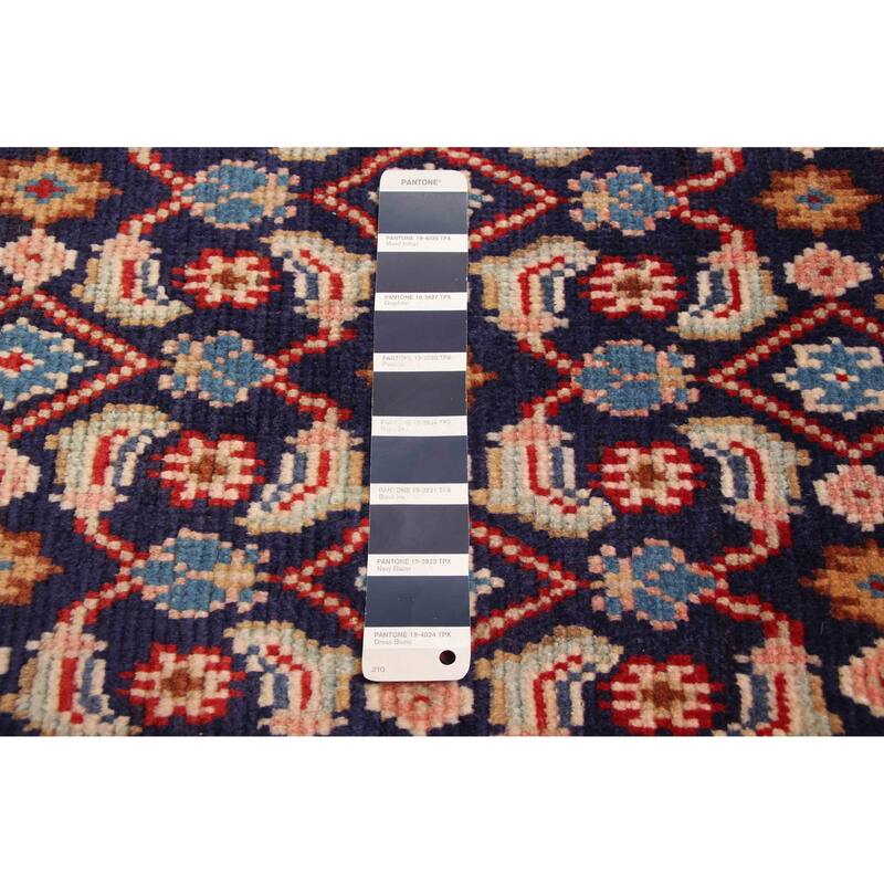 ECARPETGALLERY Hand-knotted Andelz Dark Navy Wool Rug - 3'5 x 10'0