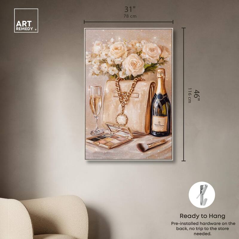 Make Up Drinks and Glam Canvas by Art Remedy