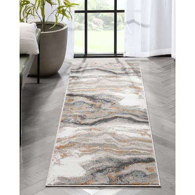 Well Woven Verity Yara Abstract Modern Area Rug