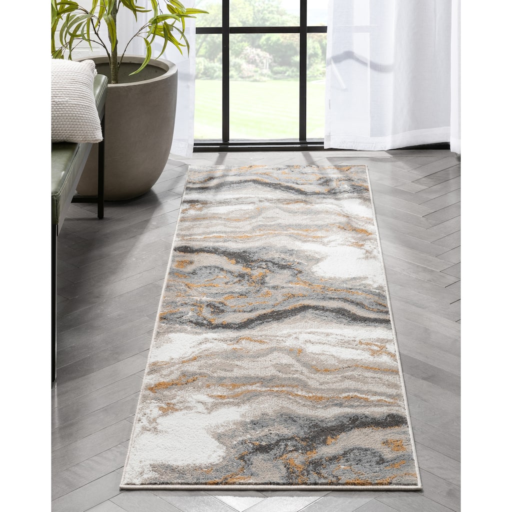 Well Woven Verity Yara Abstract Modern Area Rug