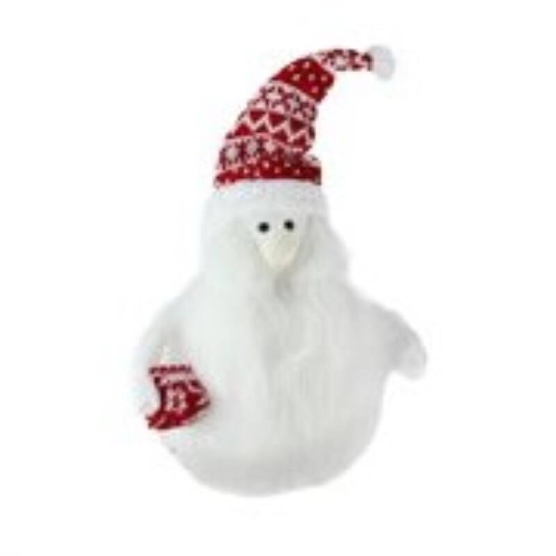 Nordic Noah Santa Gnome Christmas Figure - 9.25" - Red and White