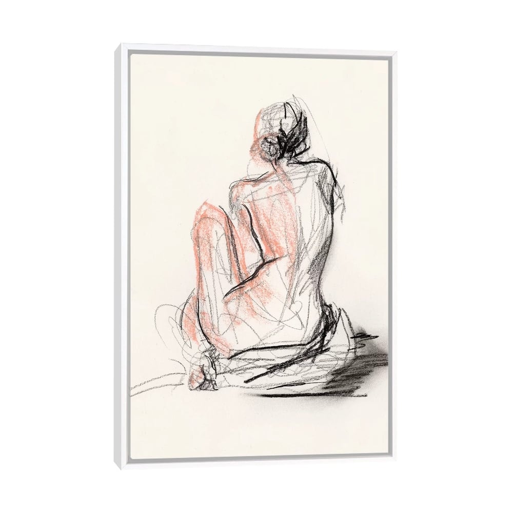 iCanvas "Figure Gesture II" by Jennifer Paxton Parker Framed Canvas Print
