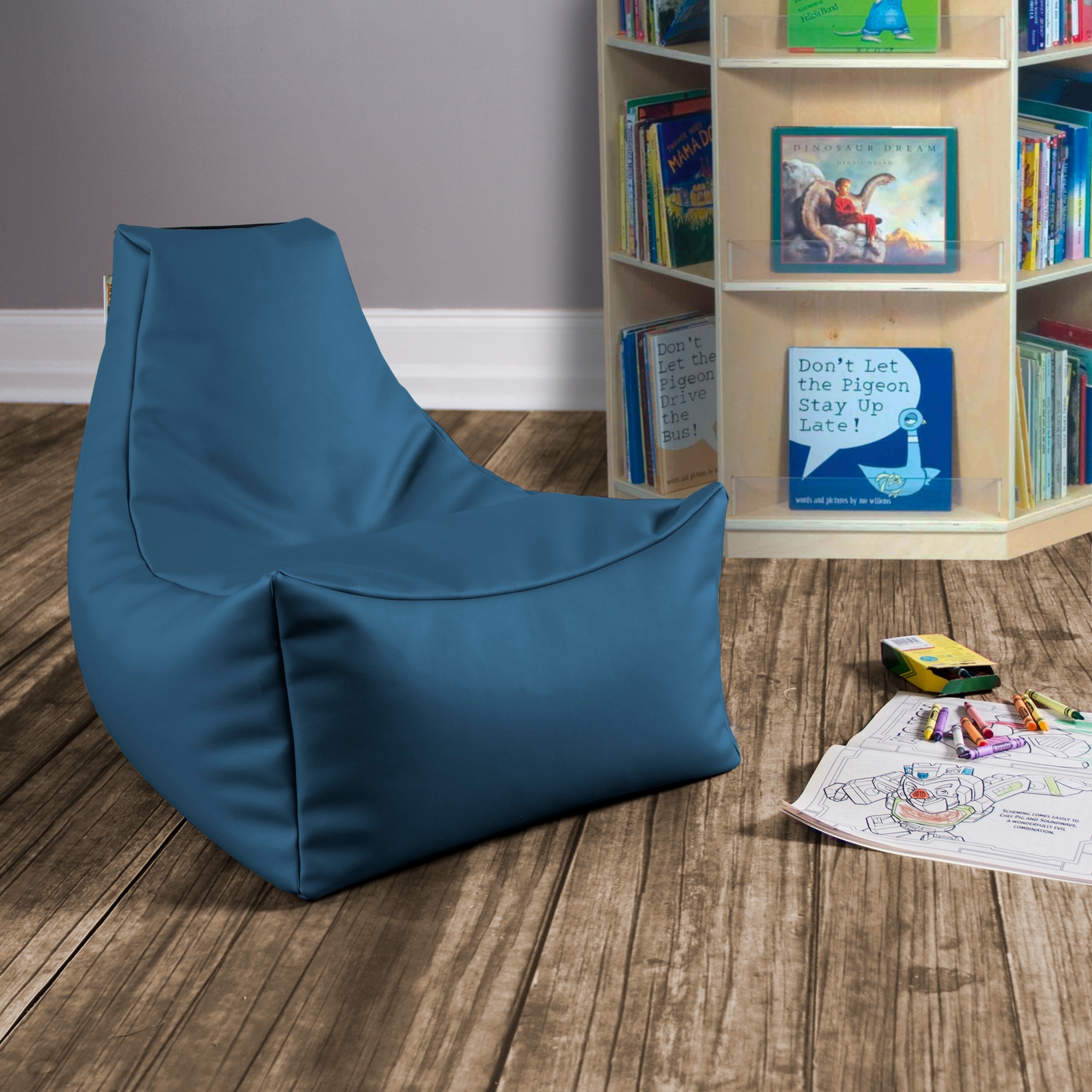 Vinyl kids bean bag chairs outlet