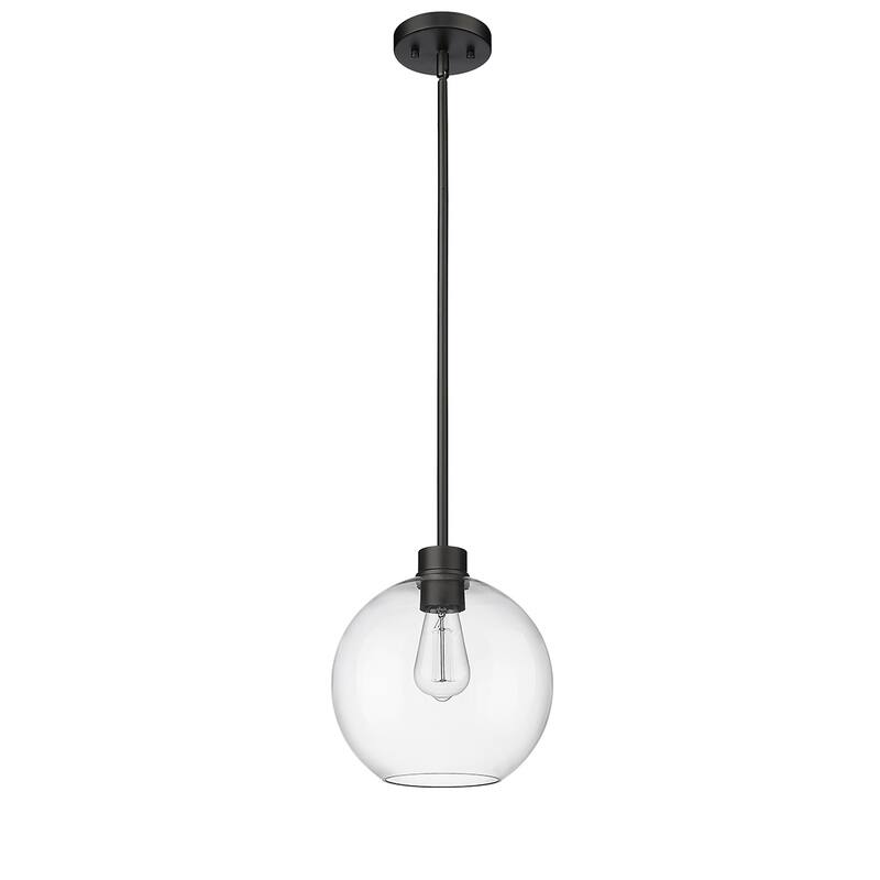 Millennium Lighting Basin 1 Light Outdoor Hanging Pendant with Clear Glass Shades