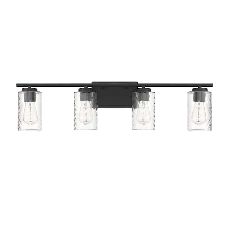Meridian M80039 4 Light 32" Wide Bathroom Vanity Light with Swirl