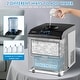 preview thumbnail 6 of 8, Costway 2-in-1 Stainless Steel Countertop Ice Maker Water Dispenser - See Details