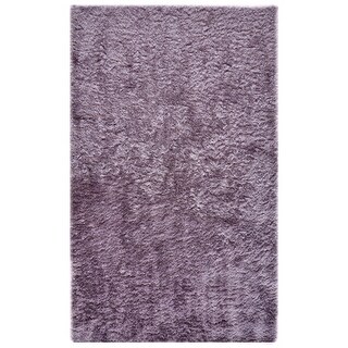 8' X 10' Purple Shag Tufted Handmade Area Rug - 3'6