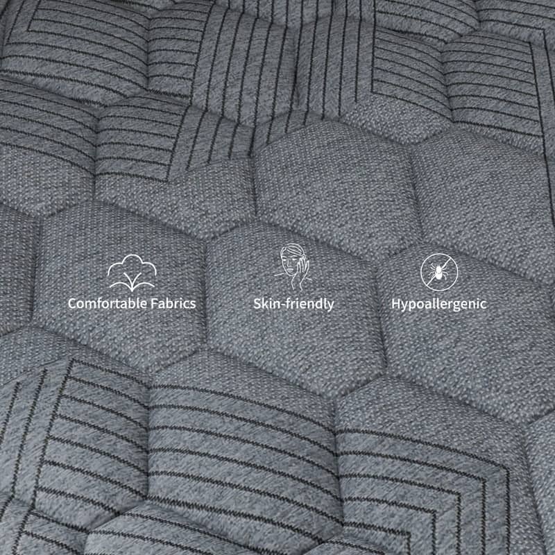 SweDrea 12-Inch Medium Firm Cooling Hybrid Mattress with CertiPUR-US & OEKO-TEX Certification