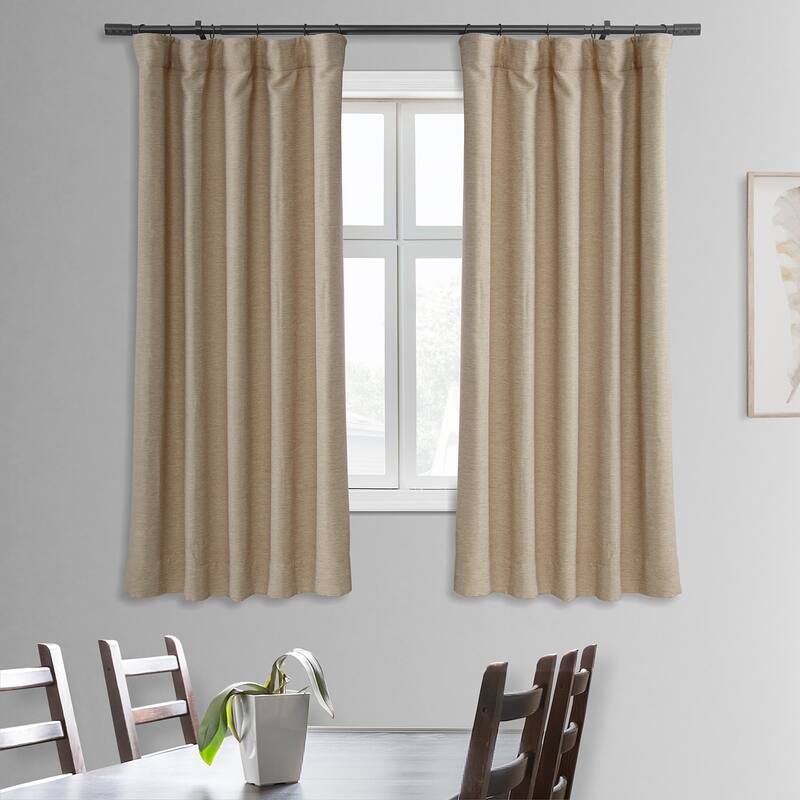 Exclusive Fabrics Bellino 63 In Room Darkening Curtain (1 Panel) - 50 x 63